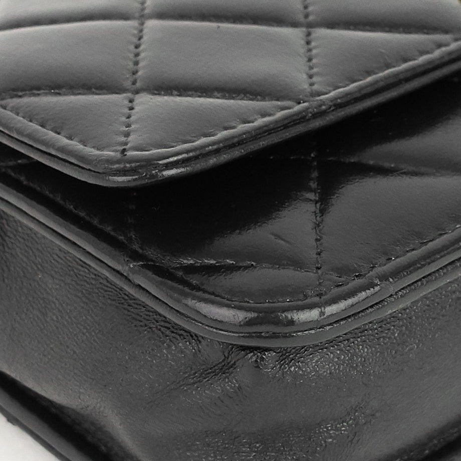 Chanel Golden Class Double CC Lambskin Wallet on Chain Bag
