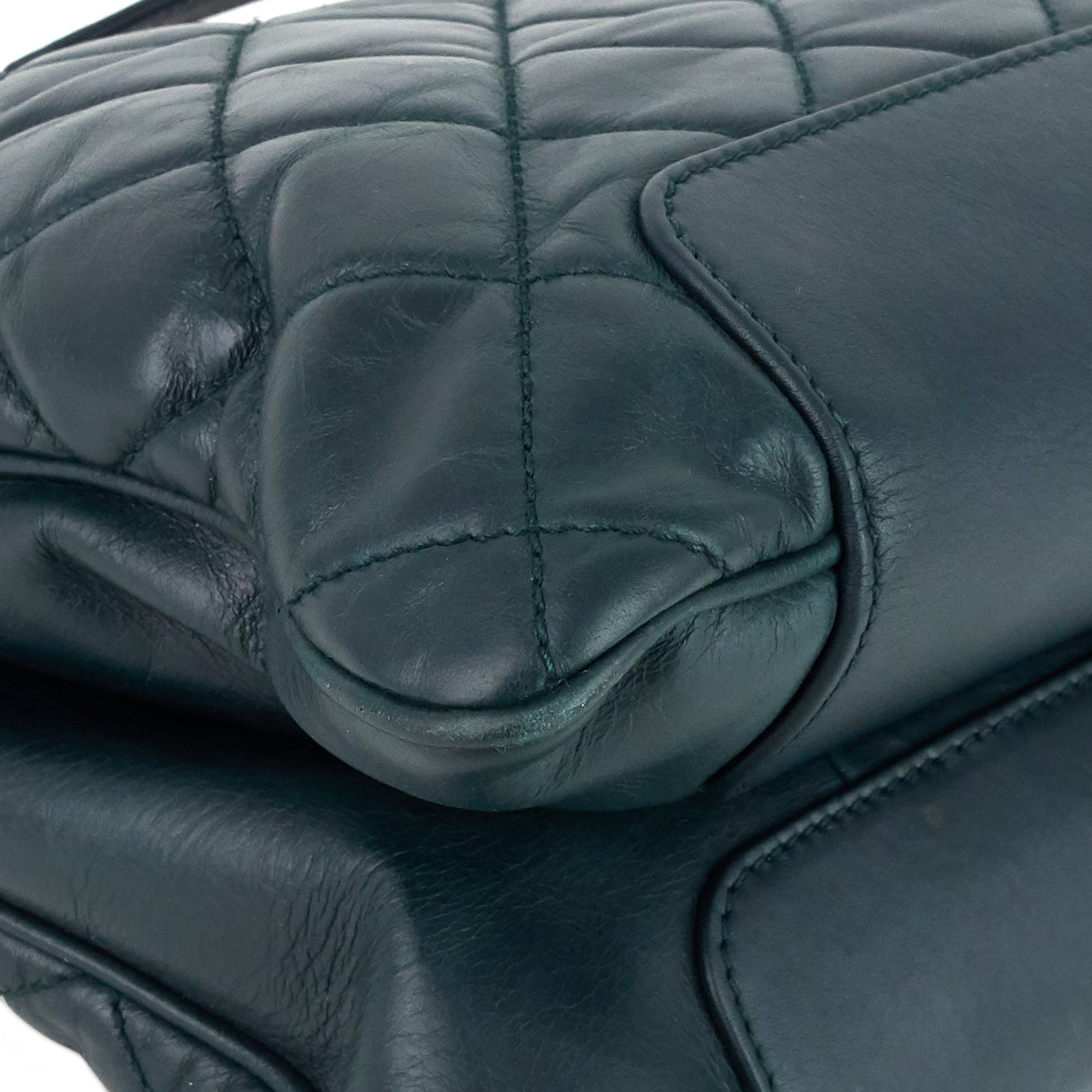 Chanel Glazed Calfskin Leather Shopping Tote Bag