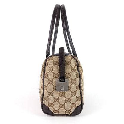 Gucci Vintage Small GG Canvas Boston Bag