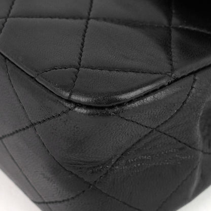 Chanel Double Flap Quilted Lambskin Leather Bag