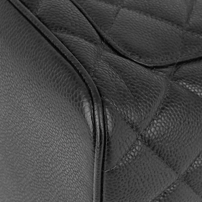 Chanel Medallion Caviar Leather Tote Bag