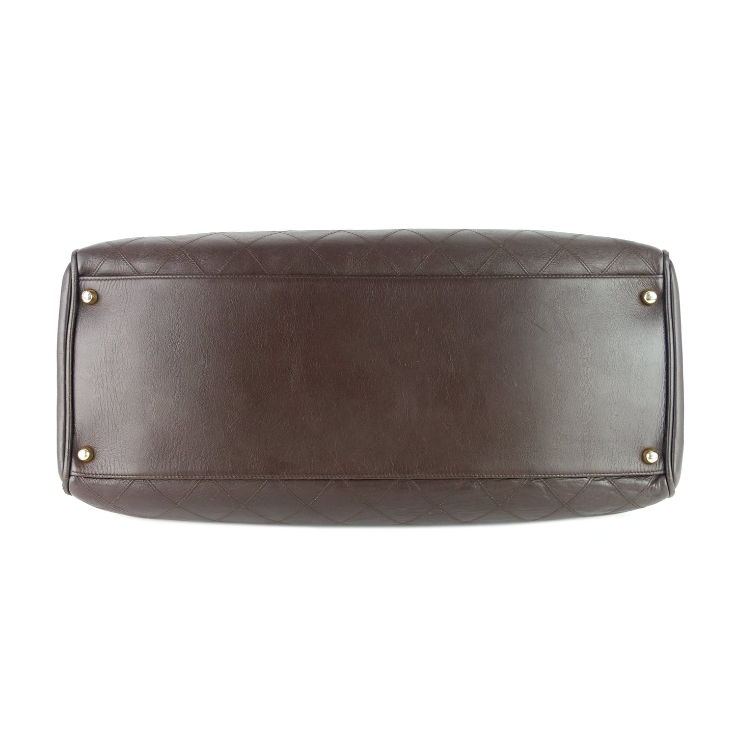 Chanel Vintage Supermodel Weekender Large Calfskin Leather Bag