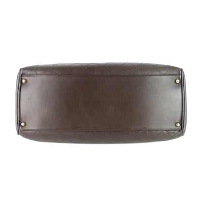 Chanel Vintage Supermodel Weekender Large Calfskin Leather Bag