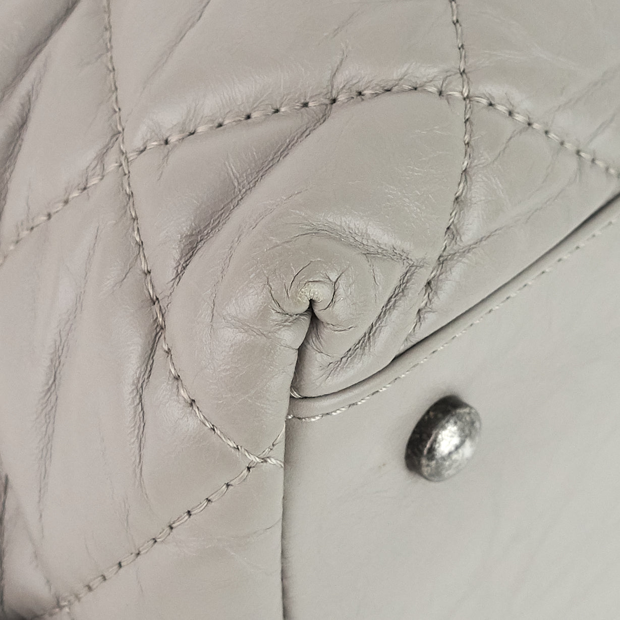 Chanel Aged Calfskin Small Bowling Bag