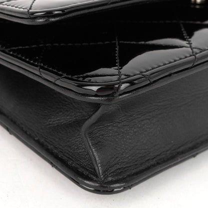 Chanel Patent Leather Wallet on Chain Bag