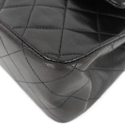 Chanel Double Flap Quilted Lambskin Leather Bag