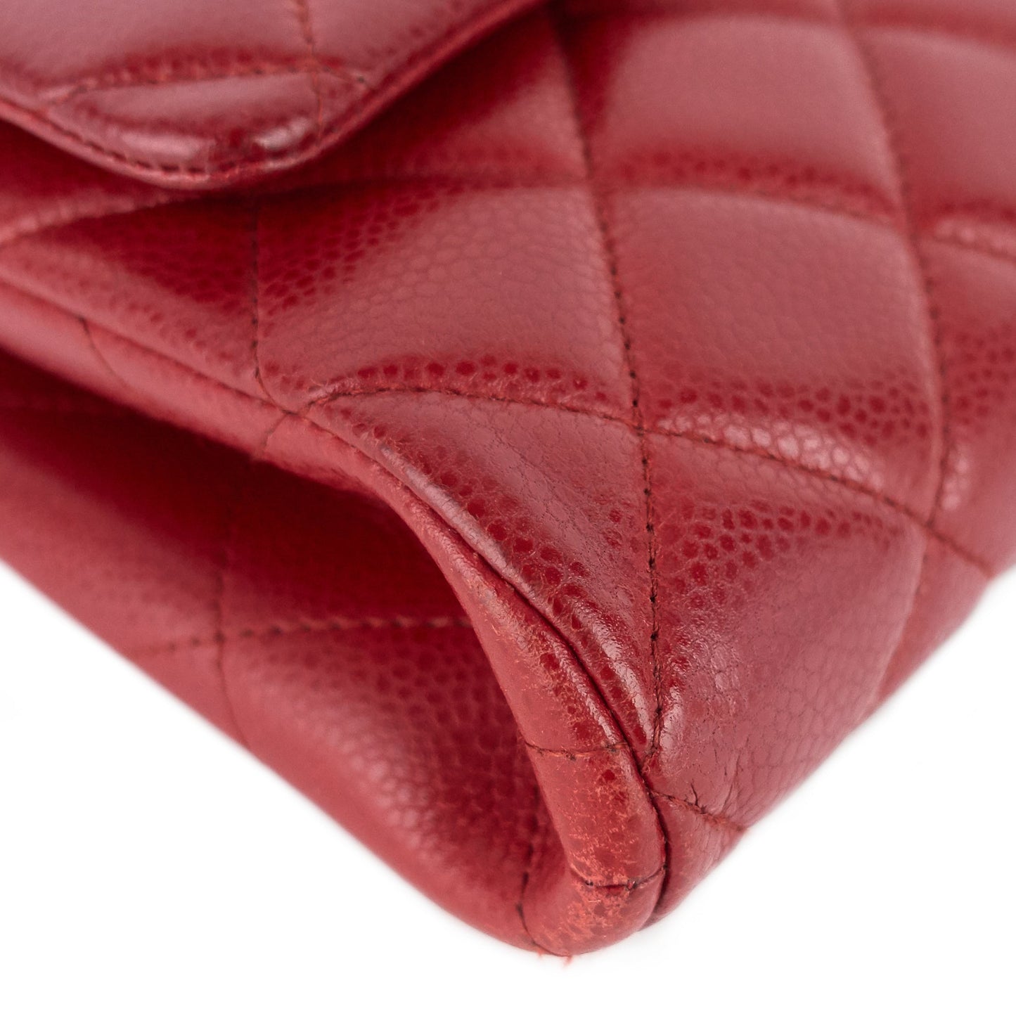 Chanel Quilted Caviar New Clutch with Chain Bag