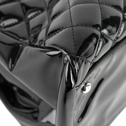 Chanel Just Mademoiselle Large Patent Leather Bag