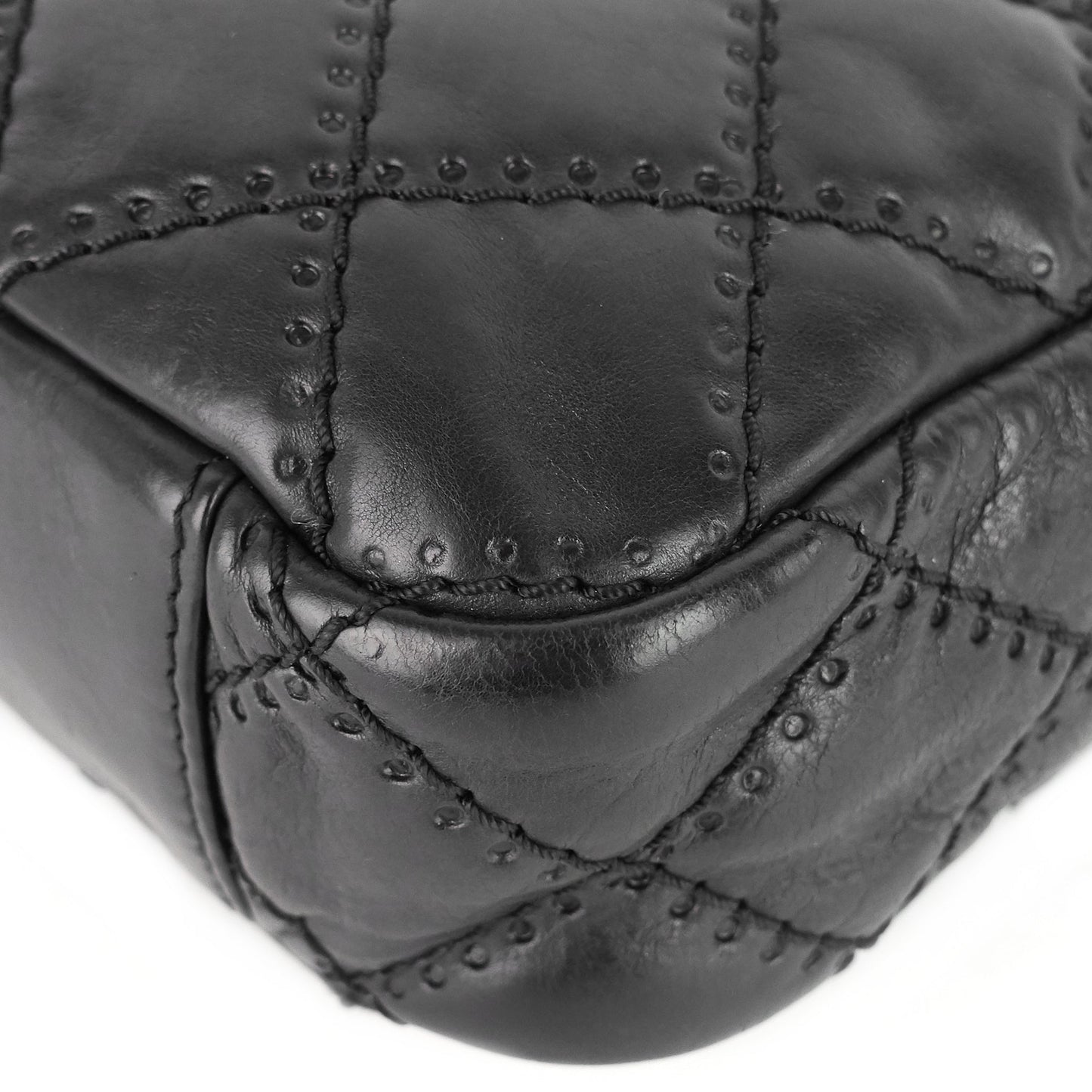 Chanel Retro Chain Medium Calfskin Leather Flap Bag