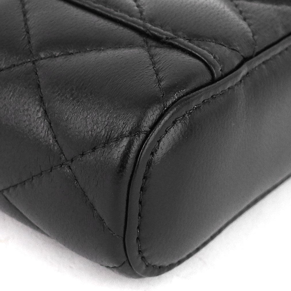 Chanel Classic Vanity with Chain Matelassé Lambskin Crossbody Bag