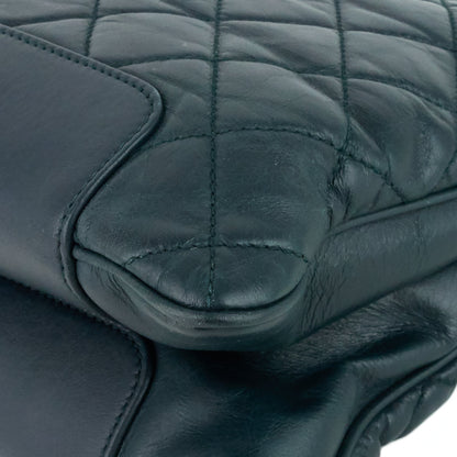 Chanel Glazed Calfskin Leather Shopping Tote Bag