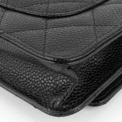 Chanel Wallet on Chain Caviar Leather Bag