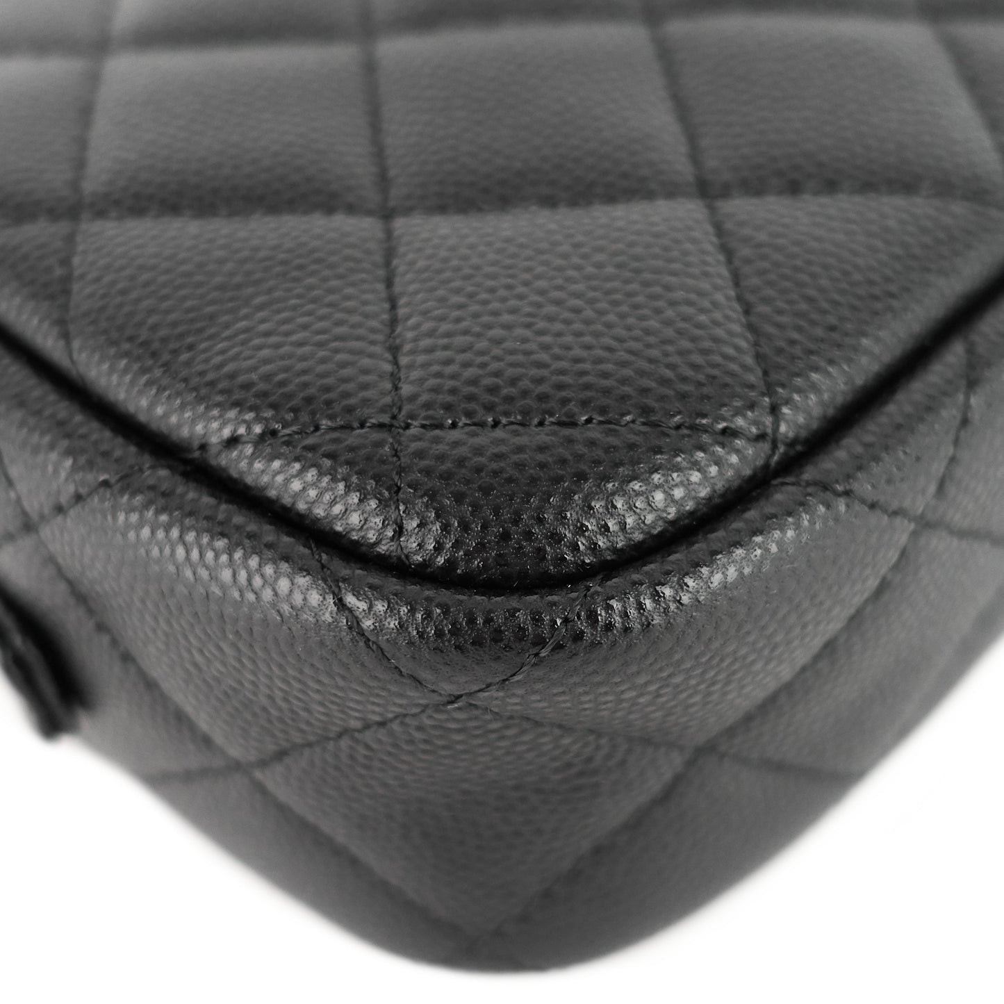 Chanel Camera Case Mini Caviar Leather Bag