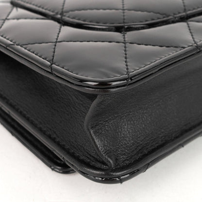 Chanel Patent Leather Wallet on Chain Bag