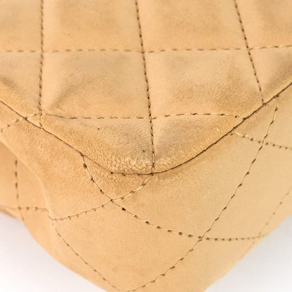 Chanel East West Quilted Lambskin Flap Bag