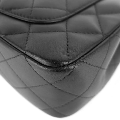 Chanel Classic Mini Lambskin Leather Single Flap Bag