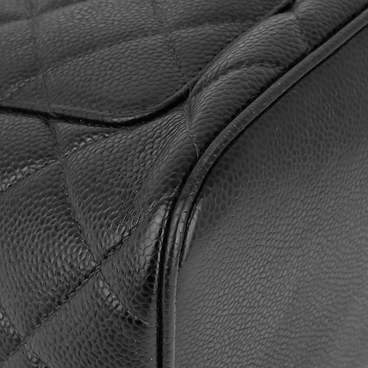 Chanel Medallion Caviar Leather Tote Bag