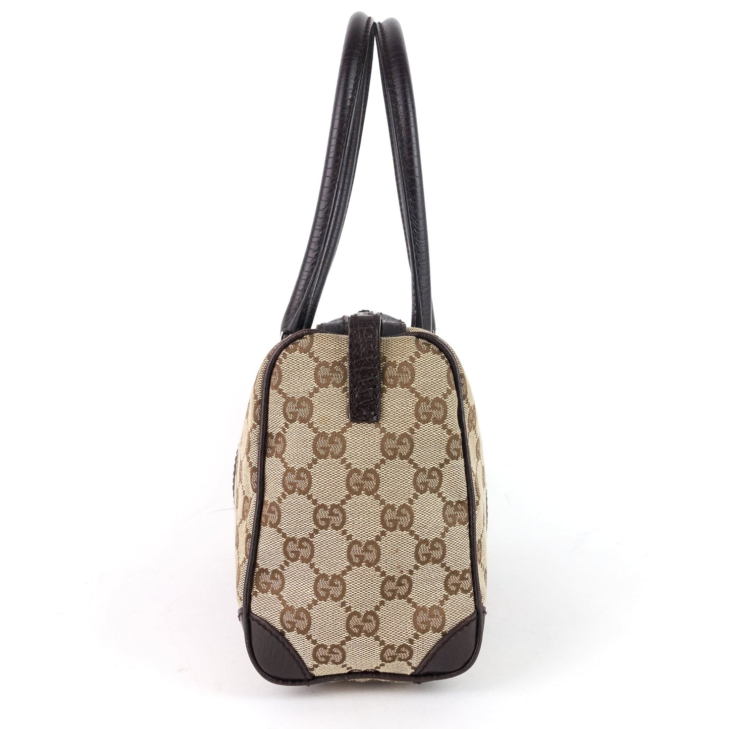 Gucci Vintage Small GG Canvas Boston Bag