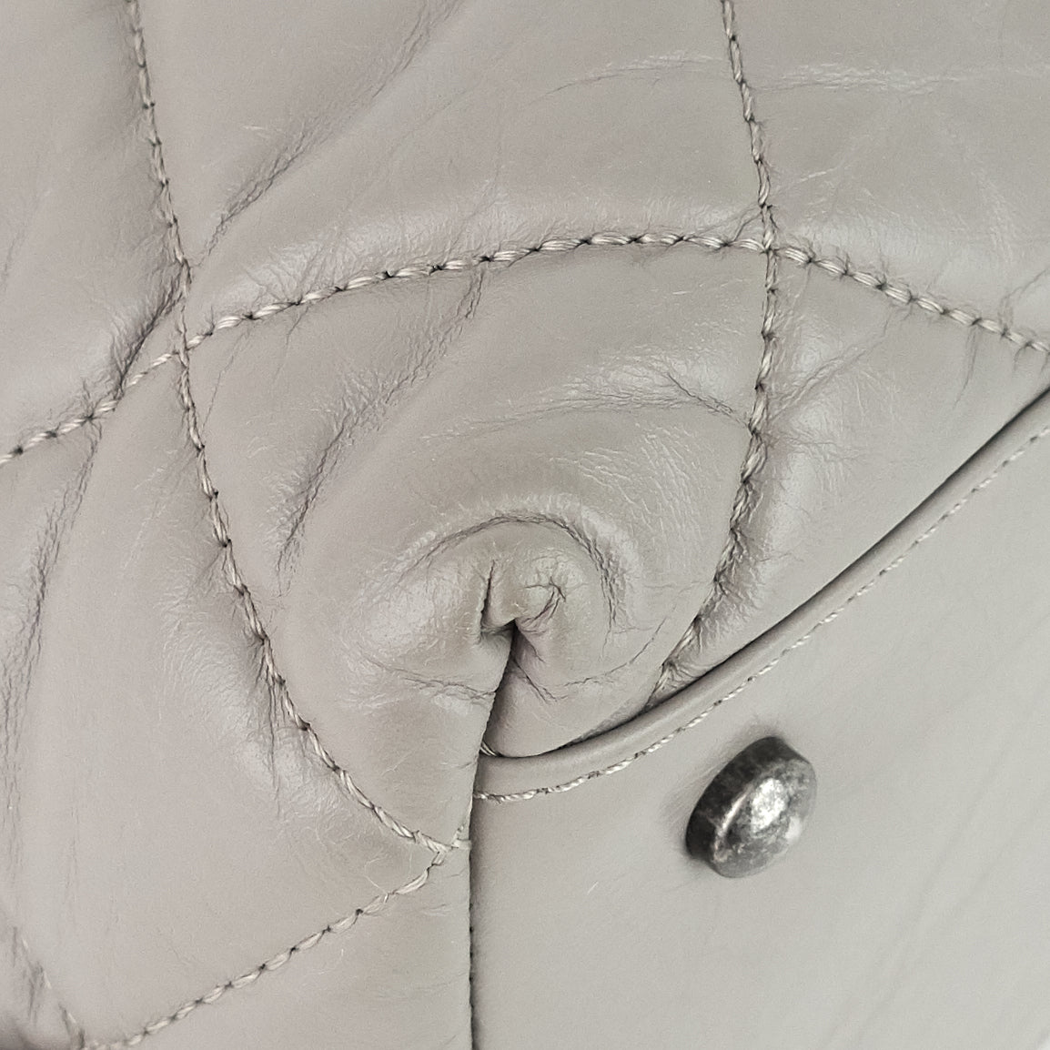 Chanel Aged Calfskin Small Bowling Bag