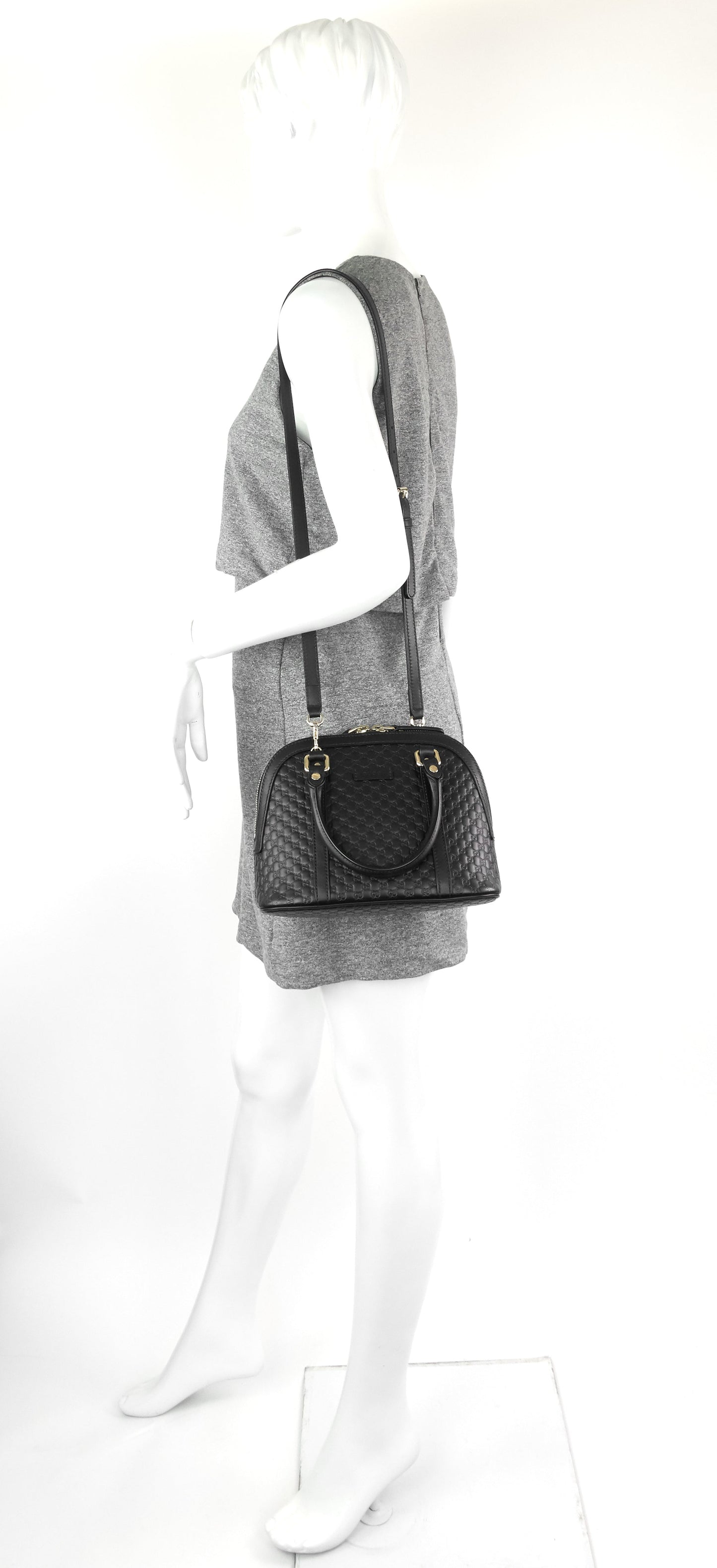 Gucci Dome Mini Microguccissima Leather Bag