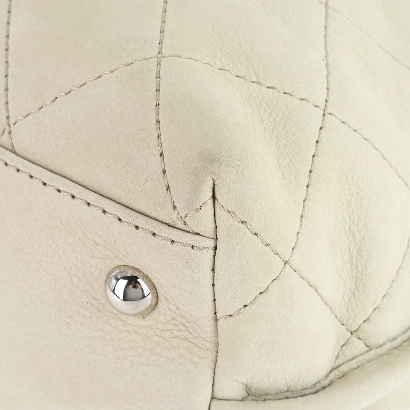Chanel French Riviera Quilted Suede Hobo Bag