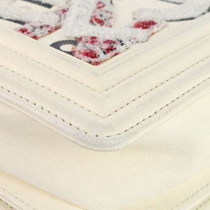 Chanel No 5 Graffiti Lambskin Leather Boy Bag