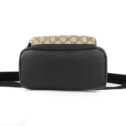 Gucci Bees Small GG Supreme Canvas Backpack
