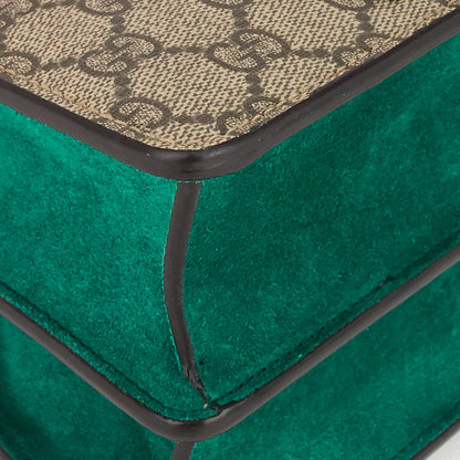 Gucci Dionysus Medium Suede and Embroidered Supreme Canvas Bag