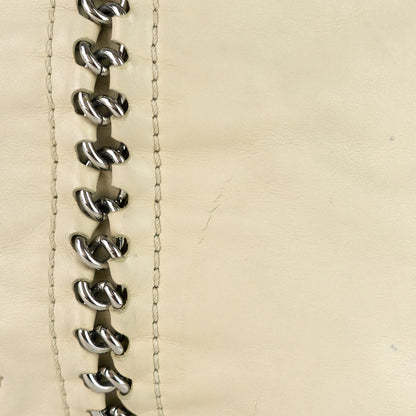 Chanel Modern Chain Zip Leather Tote Bag