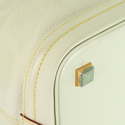 Louis Vuitto Suhali Lockit MM Goatskin Leather Handbag