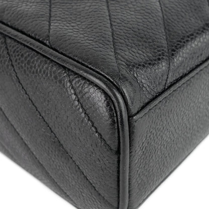 Chanel Quilted Caviar Leather CC Camera Bag