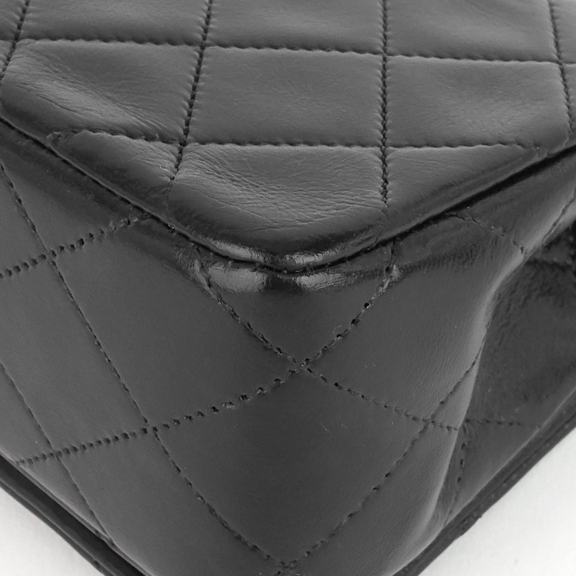 Chanel Lambskin Leather Small Single Flap Bag