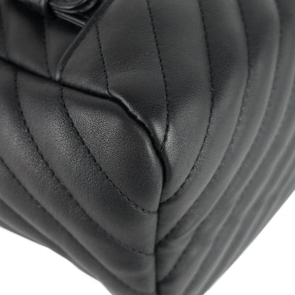 Chanel Urban Spirit Large Chevron Calfskin Backpack Bag