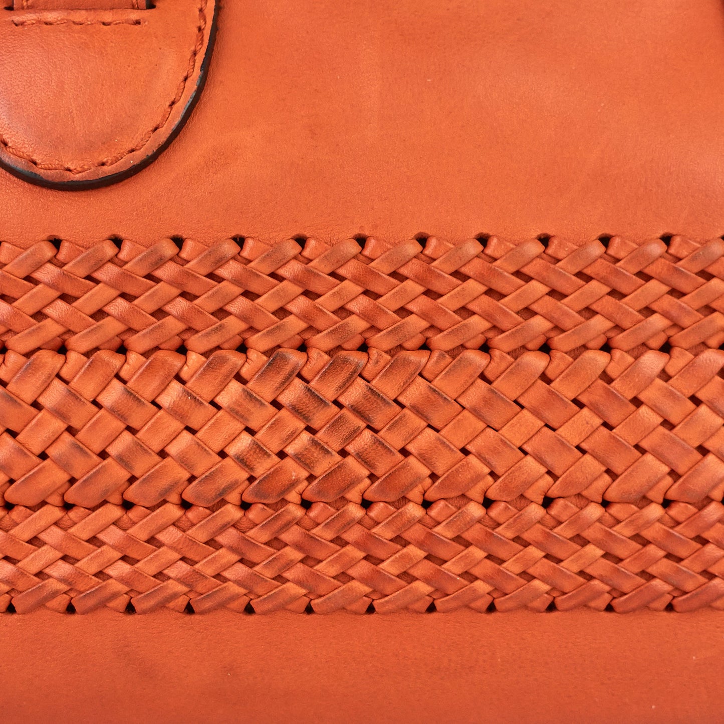Gucci Leather 'Handmade' Medium Top Handle Bag