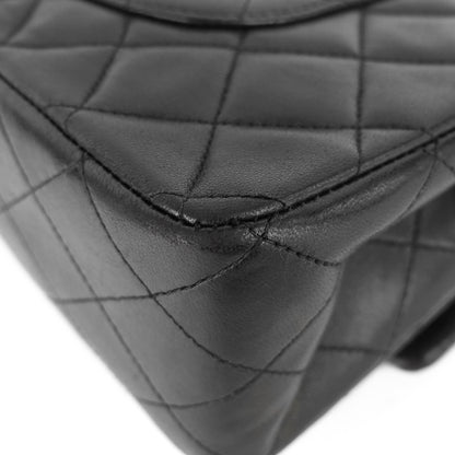 Chanel Double Flap Quilted Lambskin Leather Bag