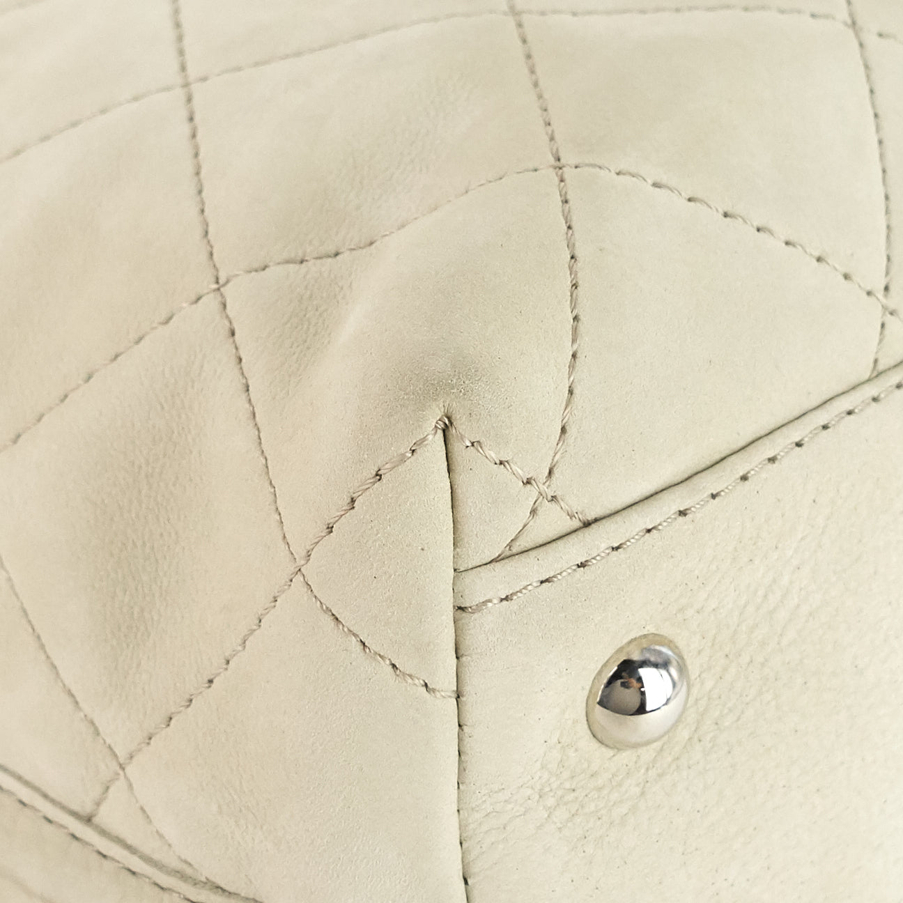 Chanel French Riviera Quilted Suede Hobo Bag