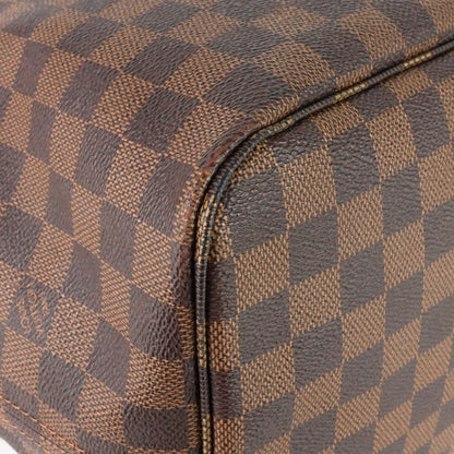 Louis Vuitto Neverfull GM with Pouch Damier Ebene Tote Bag