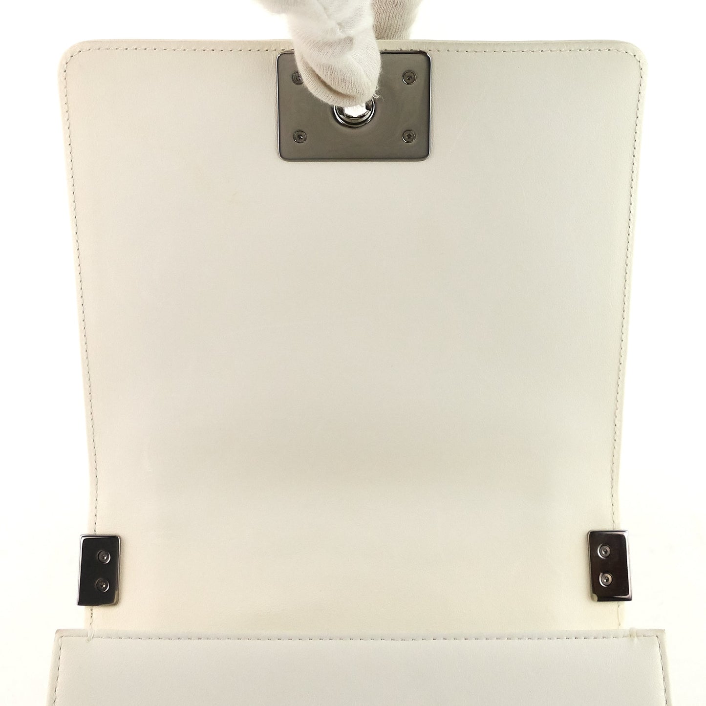 Chanel No 5 Graffiti Lambskin Leather Boy Bag