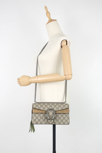 Gucci Dionysus GG Small Supreme Monogram Canvas Shoulder Bag