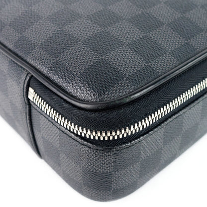 Louis Vuitto Steeve Damier Graphite Canvas Briefcase Bag