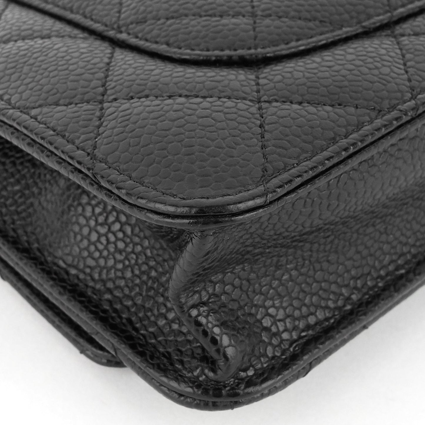 Chanel Wallet on Chain Caviar Leather Bag