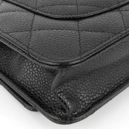 Chanel Wallet on Chain Caviar Leather Bag