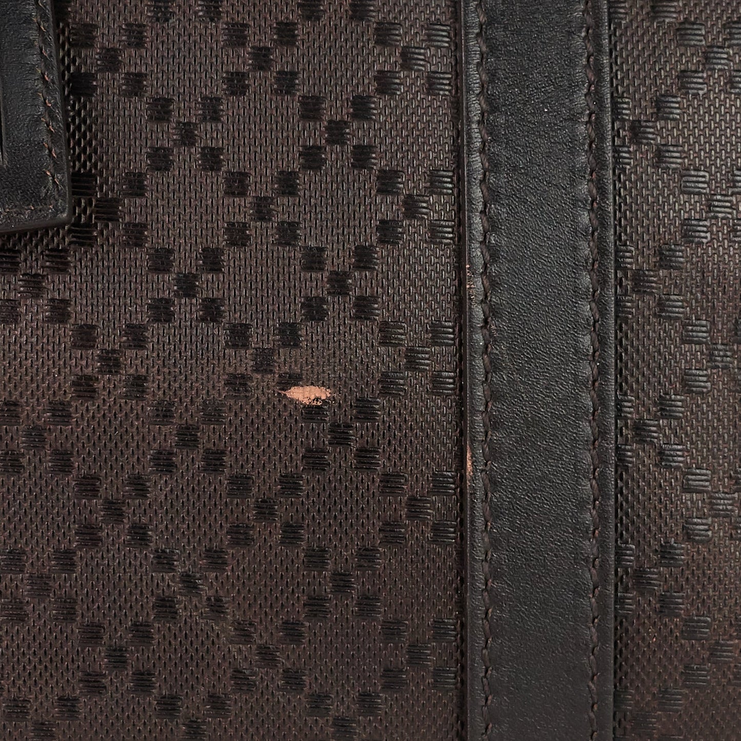 Gucci Bright Diamante Leather Carry-On Duffle Bag