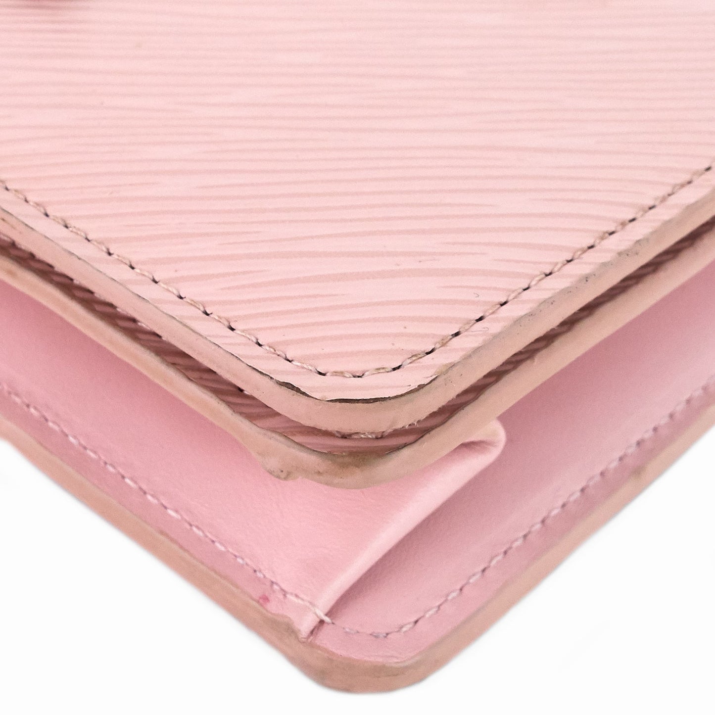 Louis Vuitto Twist Belt Pink Epi Leather Wallet on Chain Bag