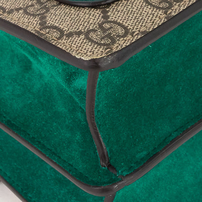 Gucci Dionysus Medium Suede and Embroidered Supreme Canvas Bag