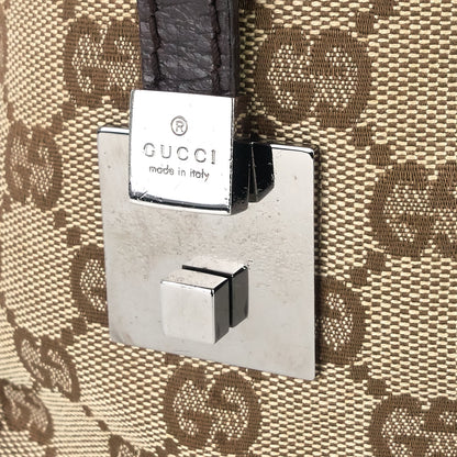 Gucci Vintage Small GG Canvas Boston Bag