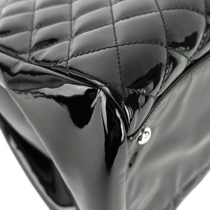 Chanel Just Mademoiselle Large Patent Leather Bag