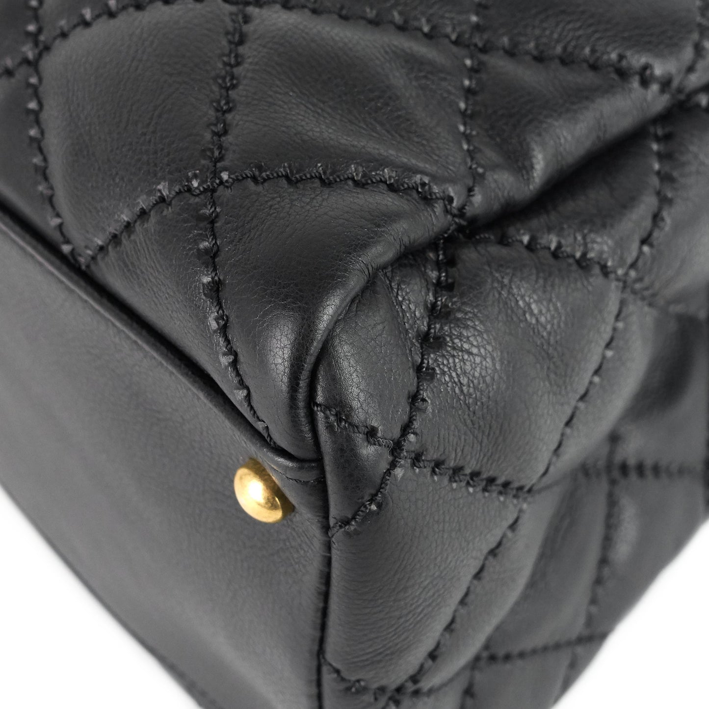 Chanel Retro Chain Large Calfskin Leather Shopping Tote Bag