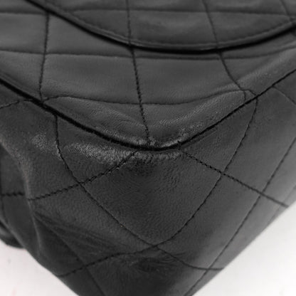 Chanel Double Flap Quilted Lambskin Leather Bag