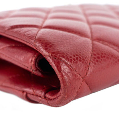 Chanel Quilted Caviar New Clutch with Chain Bag
